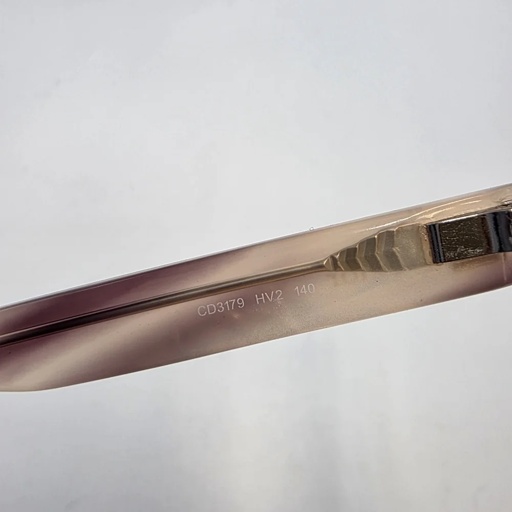 Christian Dior CD3179 HV2 Eyeglass Frames Transparent Grey Square 52mm Authentic